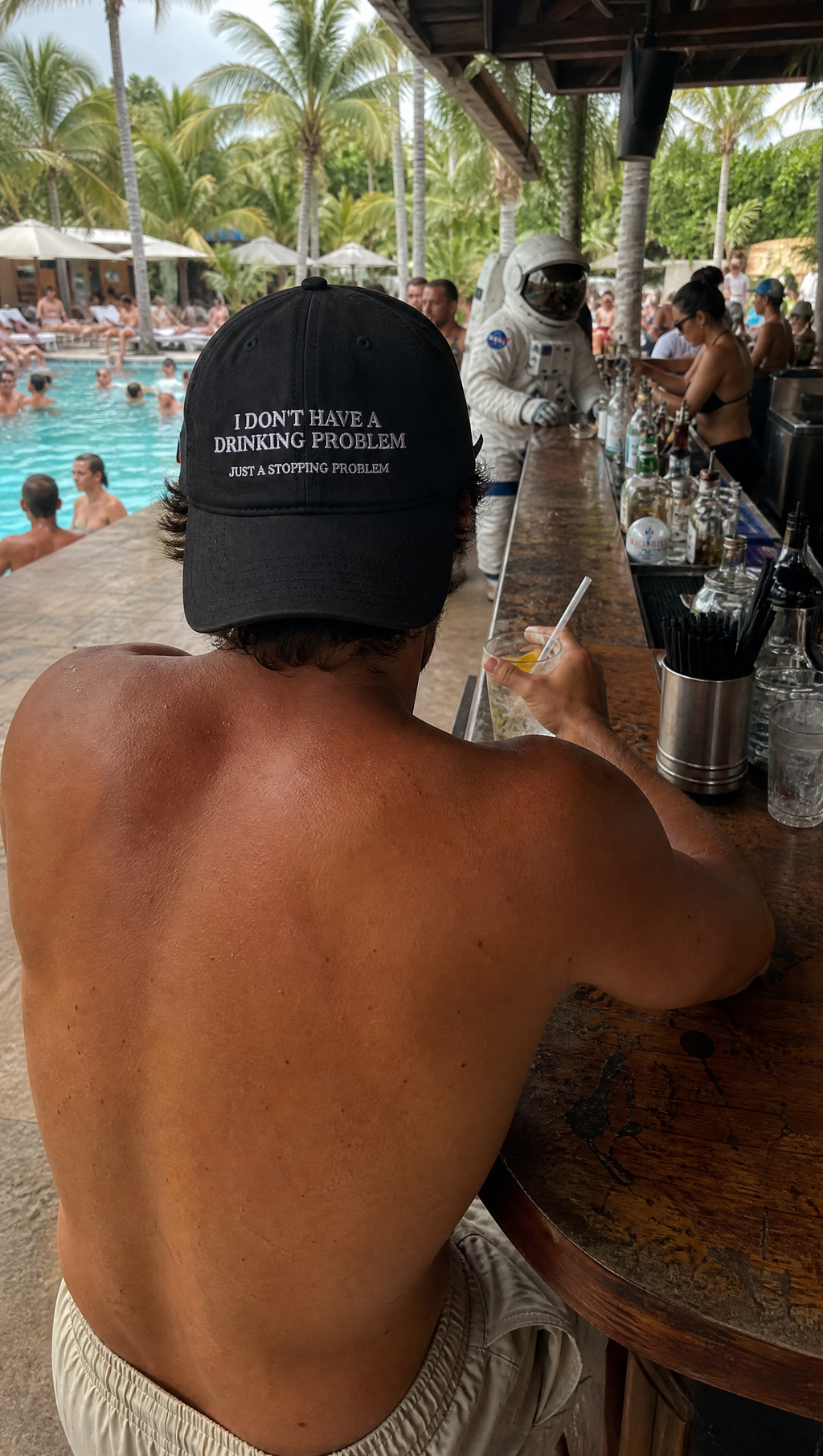 I DON'T HAVE A DRINKING PROBLEM CAP