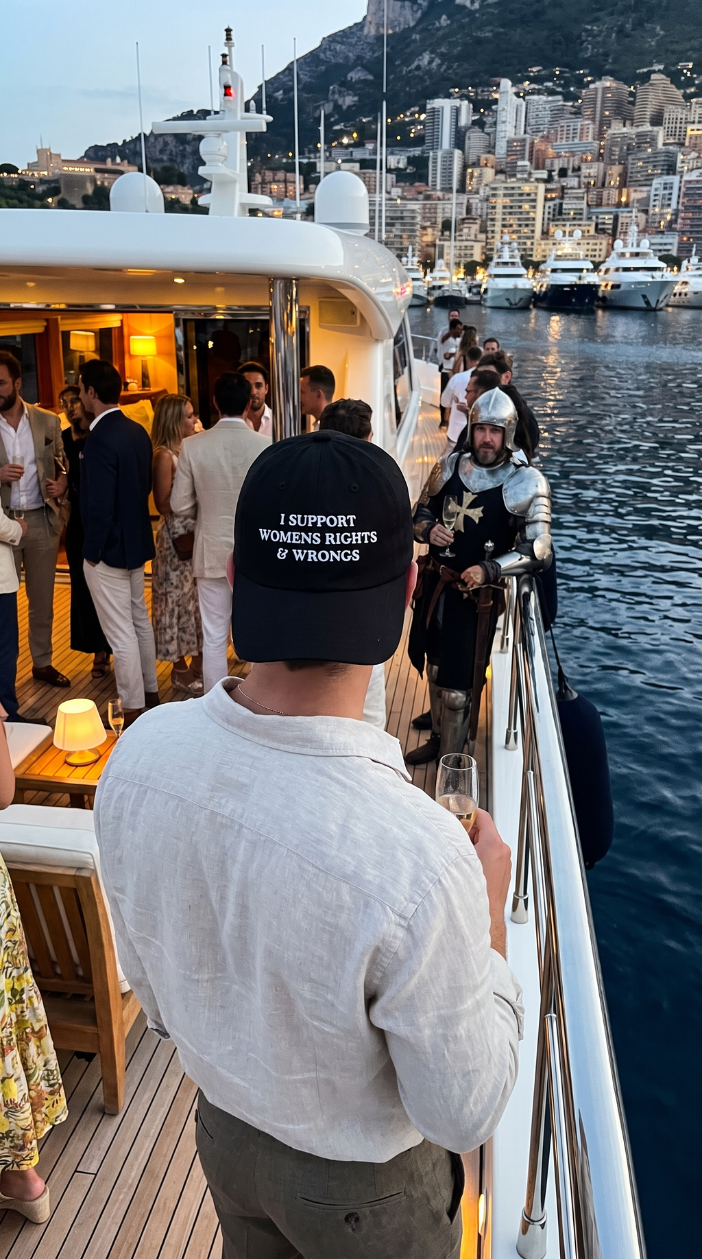 I SUPPORT WOMEN'S RIGHTS & WRONGS CAP